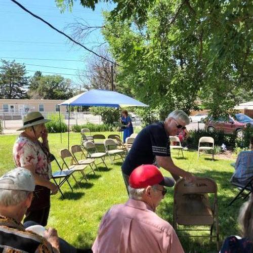 talking with friends