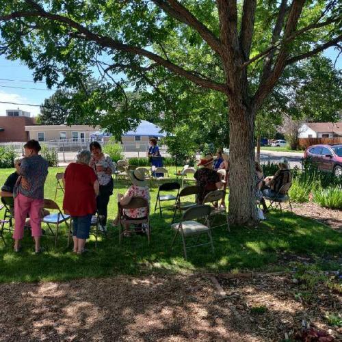 talking with friends